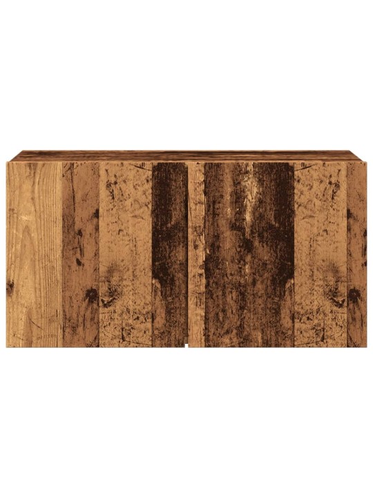 TV skříňka nástěnná old wood 80 x 30 x 41 cm