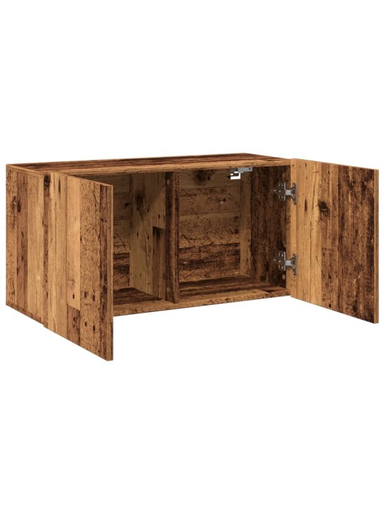 TV skříňka nástěnná old wood 80 x 30 x 41 cm