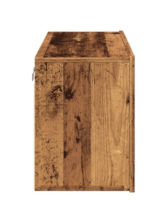 TV skříňka nástěnná old wood 80 x 30 x 41 cm