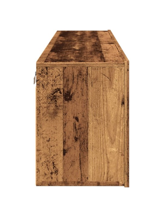 Tv skříňky nástěnné 2 ks old wood 80 x 30 x 41 cm