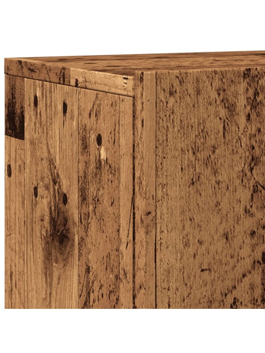 Tv skříňky nástěnné 2 ks old wood 80 x 30 x 41 cm