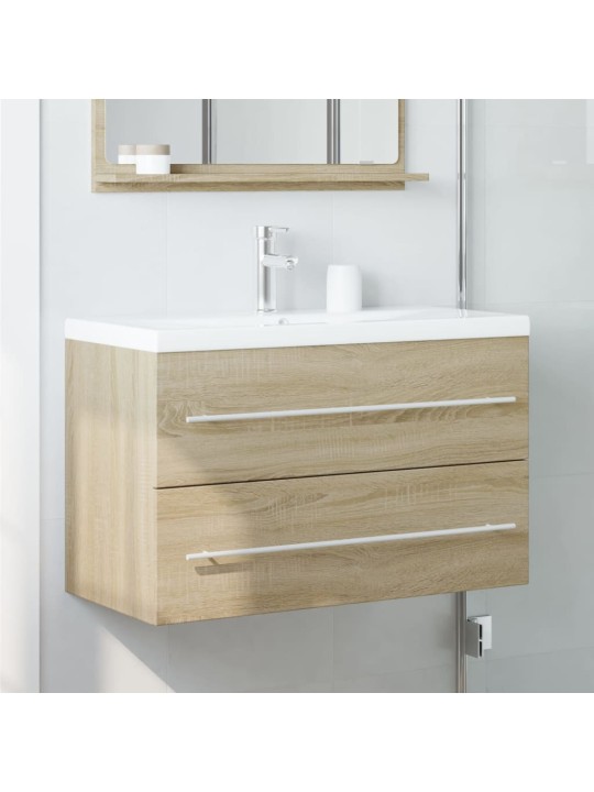 Skříňka pod umyvadlo old wood 80 x 38,5 x 48 cm dřevotříska