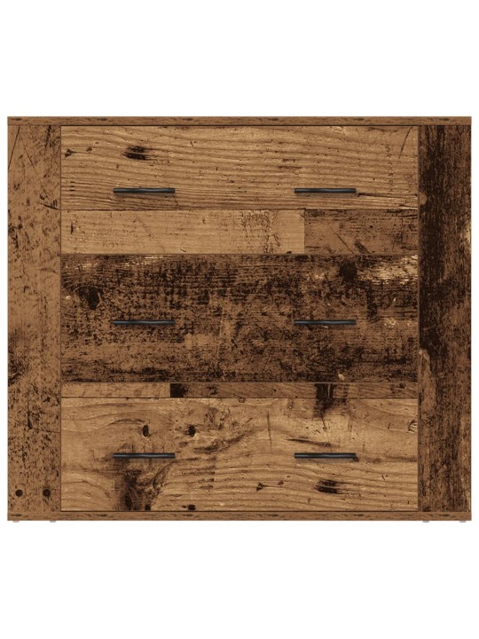 Příborník old wood 80x33x70 cm kompozitní dřevo