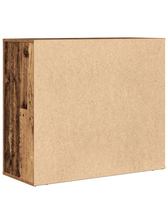 Příborník old wood 80x33x70 cm kompozitní dřevo