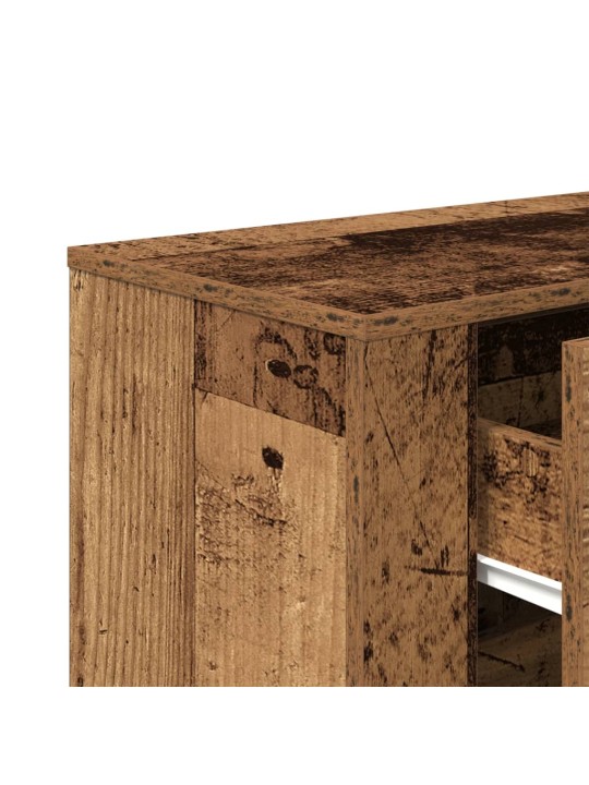Příborník old wood 80x33x70 cm kompozitní dřevo