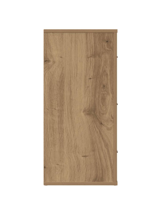 Příborník dub artisan 80 x 33 x 70 cm kompozitní dřevo