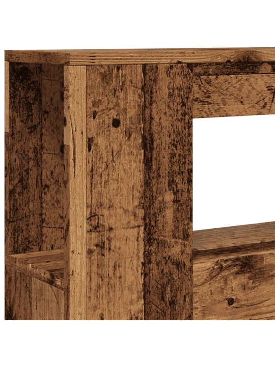 Čelo postele s LED old wood 100x18,5x103,5 cm kompozitní dřevo