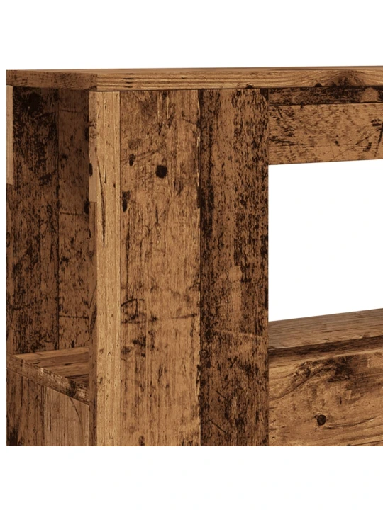Čelo postele s LED old wood 100x18,5x103,5 cm kompozitní dřevo
