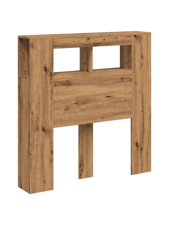 Čelo postele LED dub artisan 100x18,5x103,5 cm kompozitní dřevo