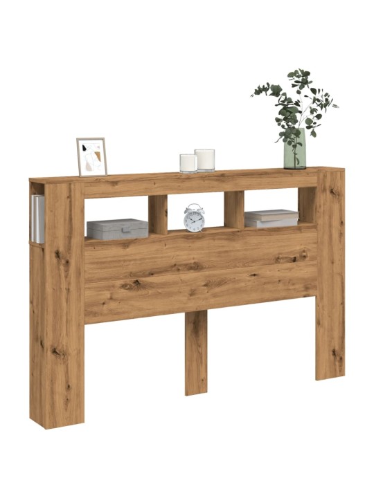 Čelo postele led dub artisan 160x18,5x103,5 cm kompozitní dřevo
