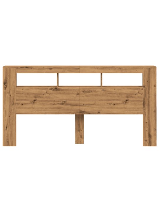 Čelo postele led dub artisan 200x18,5x103,5 cm kompozitní dřevo