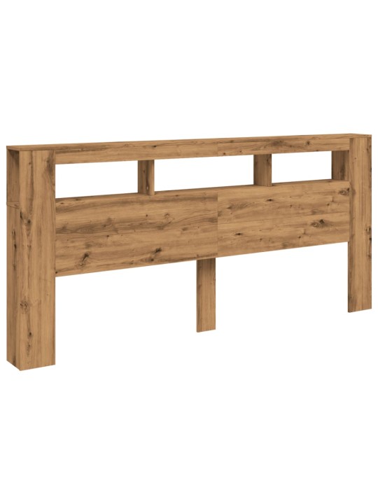 Čelo postele led dub artisan 220x18,5x103,5 cm kompozitní dřevo