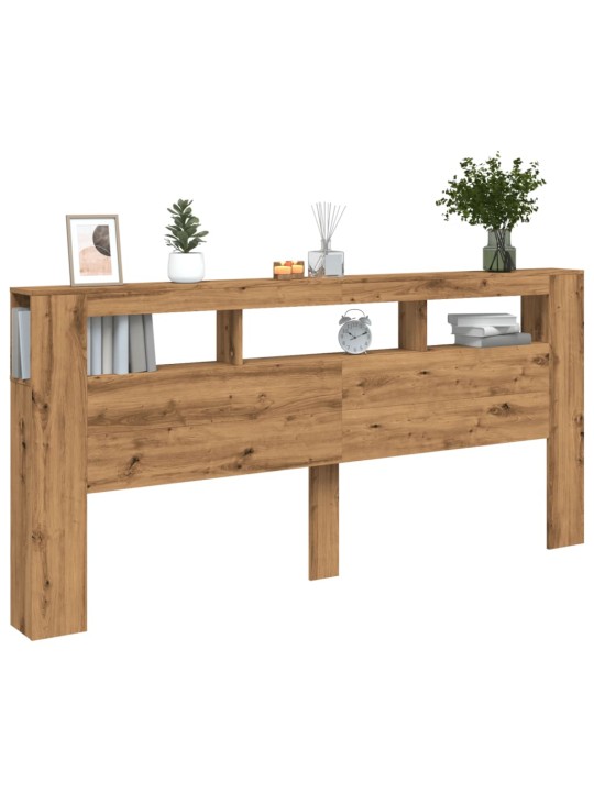 Čelo postele led dub artisan 220x18,5x103,5 cm kompozitní dřevo