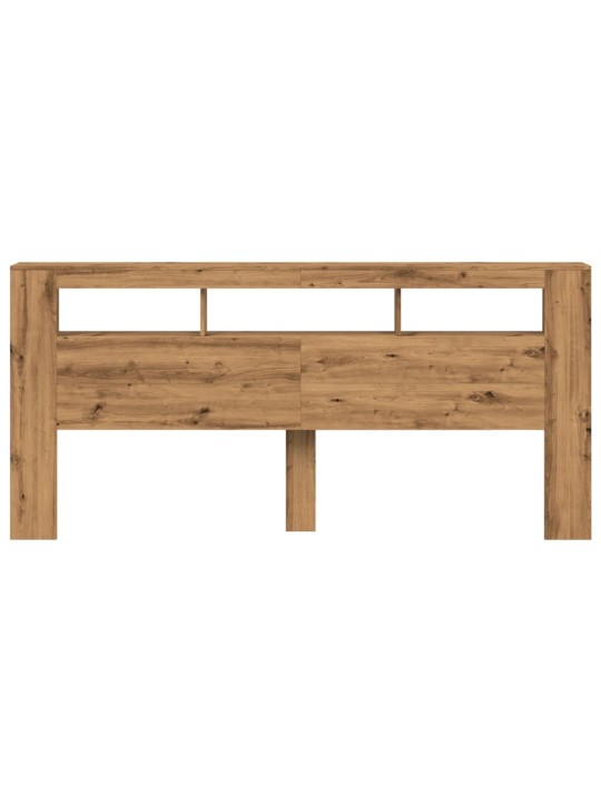 Čelo postele led dub artisan 220x18,5x103,5 cm kompozitní dřevo