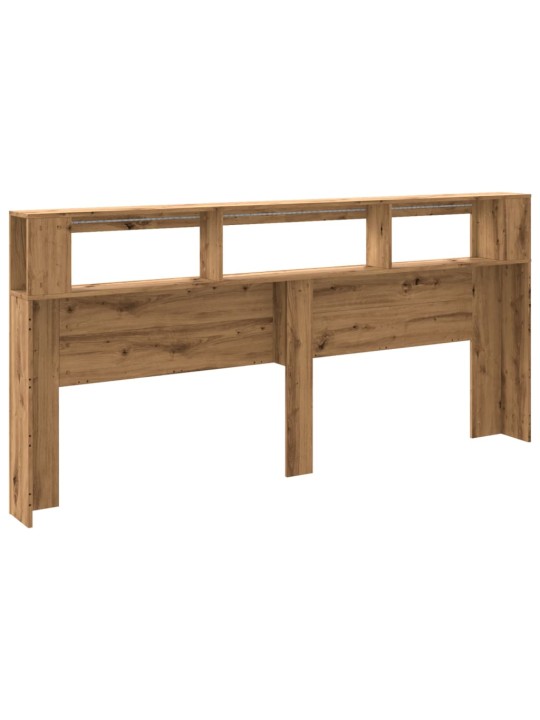 Čelo postele led dub artisan 220x18,5x103,5 cm kompozitní dřevo