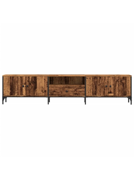 TV skříňka se zásuvkou old wood 200x25x44 cm kompozitní dřevo
