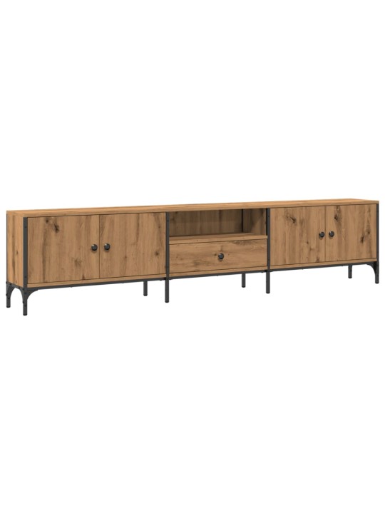 TV skříňka se zásuvkou dub artisan 200x25x44cm kompozitní dřevo