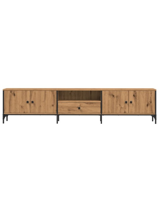TV skříňka se zásuvkou dub artisan 200x25x44cm kompozitní dřevo