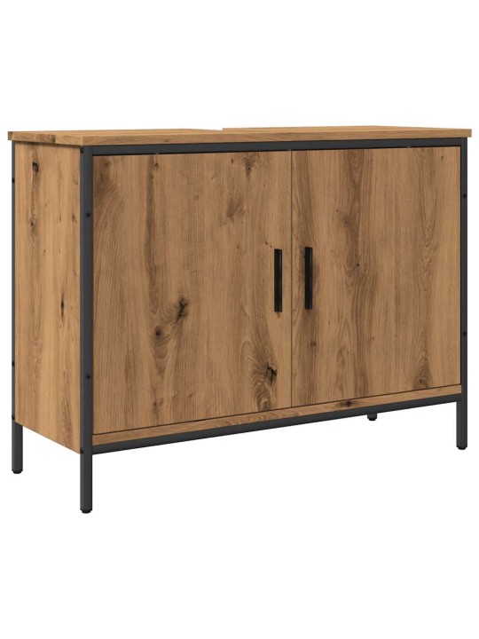 Skříňka pod umyvadlo dub artisan 80x30x60 cm kompozitní dřevo