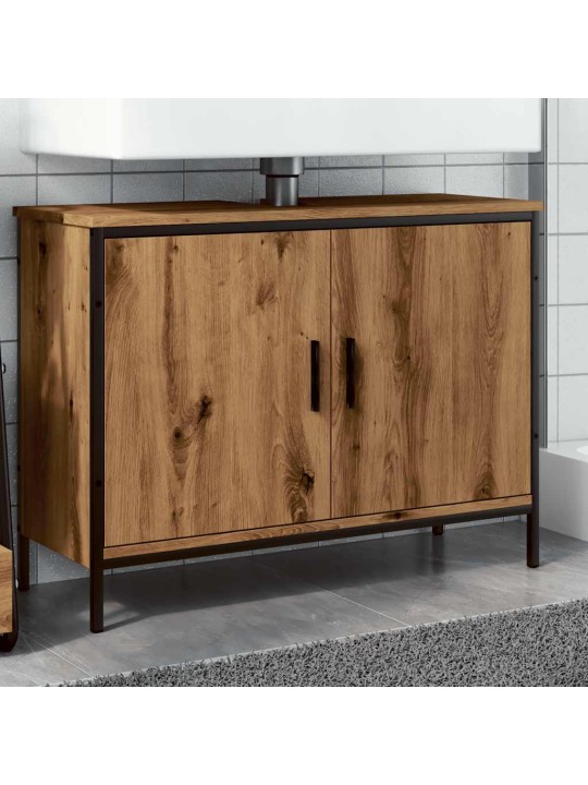 Skříňka pod umyvadlo dub artisan 80x30x60 cm kompozitní dřevo