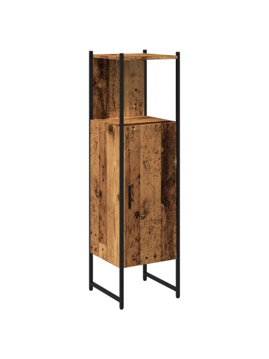 Koupelnová skříňka old wood 33 x 33 x 120,5 cm kompozitní dřevo