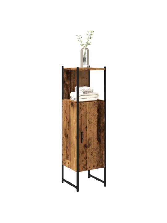 Koupelnová skříňka old wood 33 x 33 x 120,5 cm kompozitní dřevo