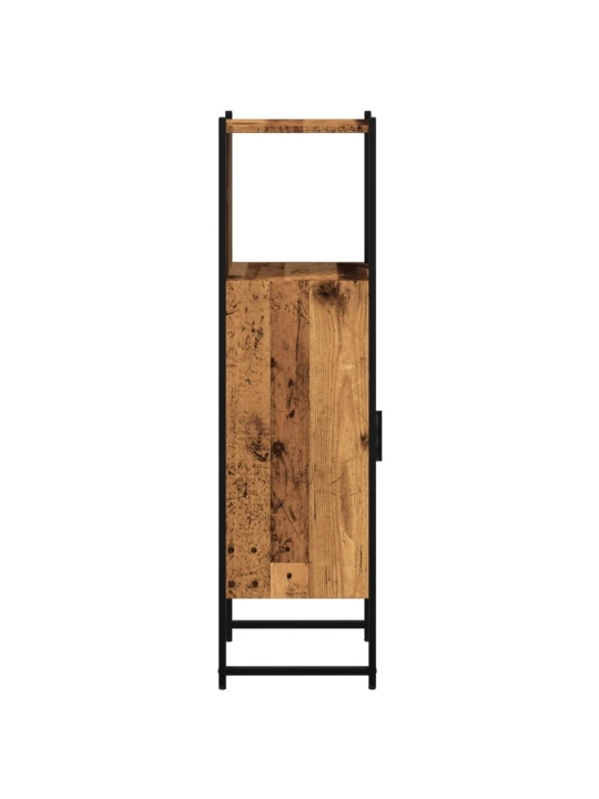 Koupelnová skříňka old wood 33 x 33 x 120,5 cm kompozitní dřevo