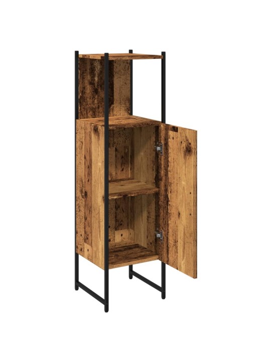 Koupelnová skříňka old wood 33 x 33 x 120,5 cm kompozitní dřevo