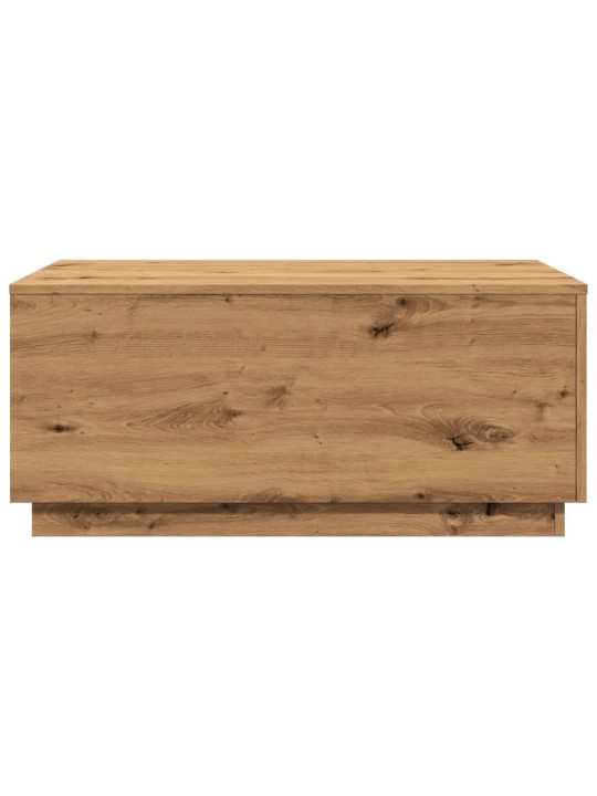 Konferenční stolek s led osvětlením dub artisan 90 x 50 x 40 cm