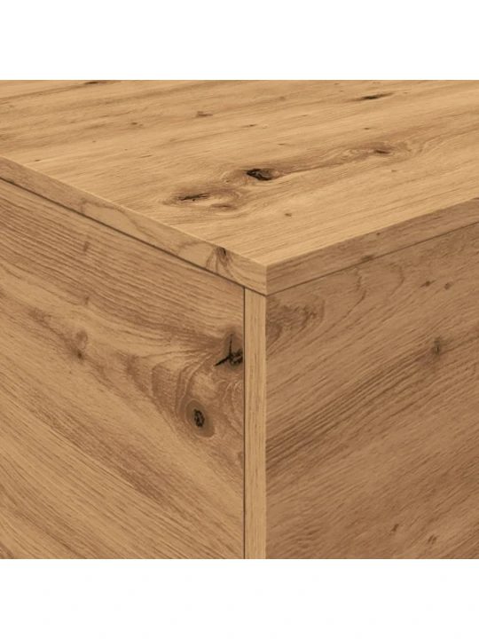 Konferenční stolek s led osvětlením dub artisan 90 x 50 x 40 cm