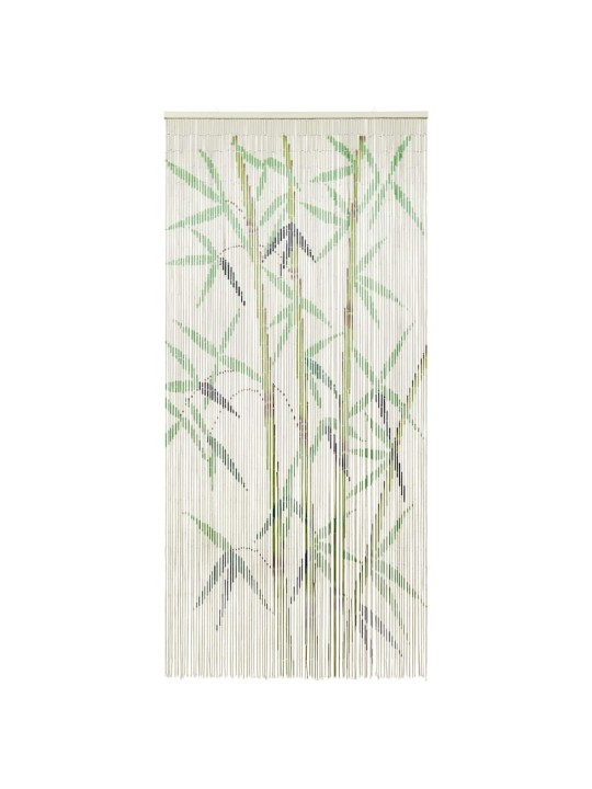 Dveřní závěs proti hmyzu s bambusovým potiskem, bambus 90x220cm