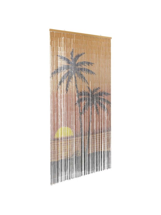 Závěs proti hmyzu s potiskem palmového stromu bambus 90x220cm