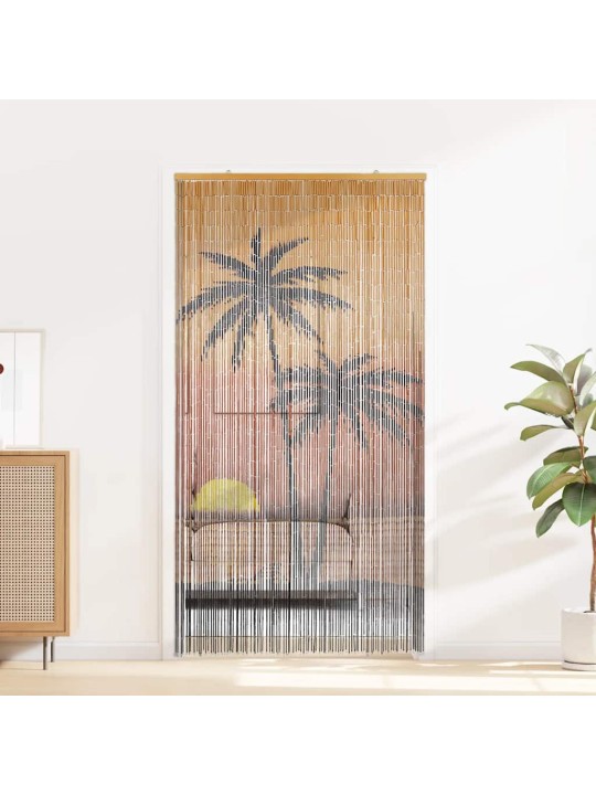Závěs proti hmyzu s potiskem palmového stromu bambus 90x220cm