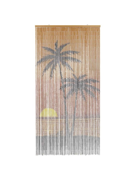 Závěs proti hmyzu s potiskem palmového stromu bambus 90x220cm