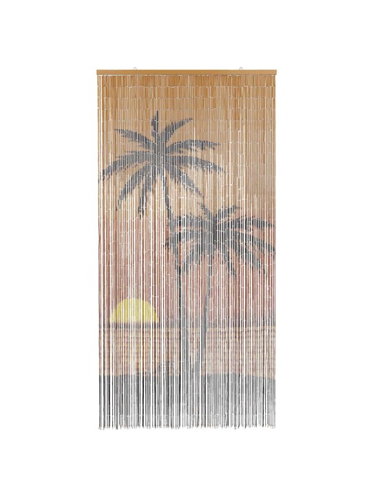 Závěs proti hmyzu s potiskem palmového stromu bambus 100x200cm