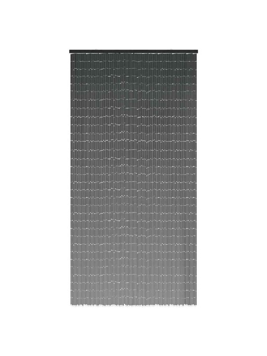 Dveřní závěs proti hmyzu, tmavě šedá, bambus, 100x220 cm