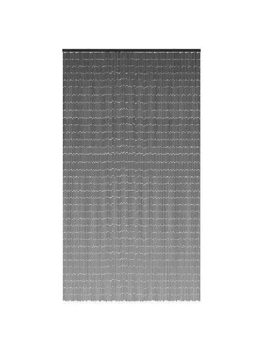 Dveřní závěs proti hmyzu, tmavě šedá, bambus, 120x220 cm