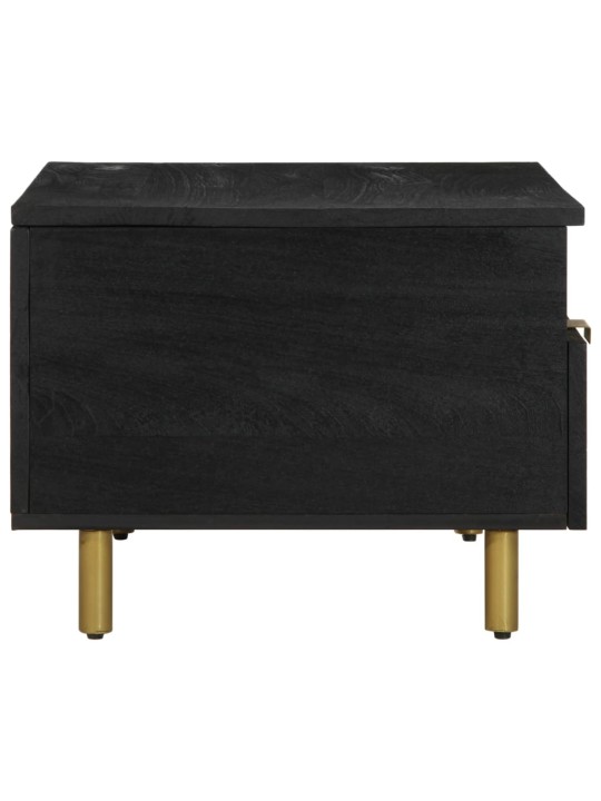 Konferenční stolek černý 80 x 54 x 40 cm kompozitní dřevo