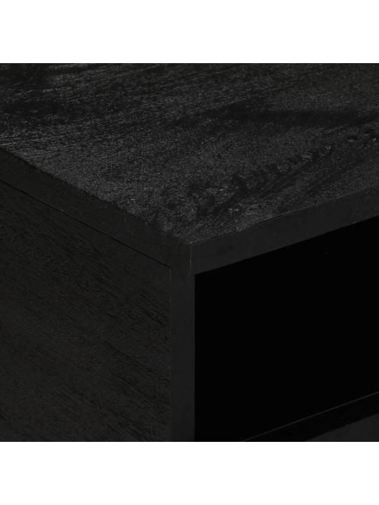 Konferenční stolek černý 80 x 54 x 40 cm kompozitní dřevo