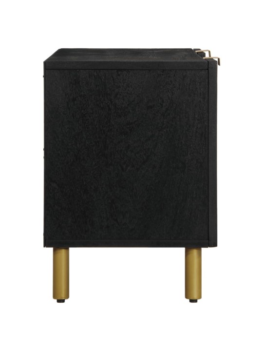 TV skříňka černá 105 x 33 x 46 cm kompozitní dřevo