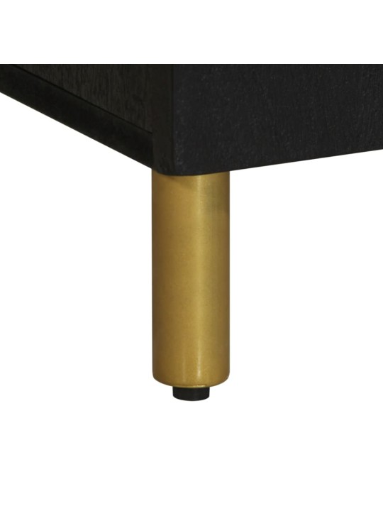 TV skříňka černá 105 x 33 x 46 cm kompozitní dřevo