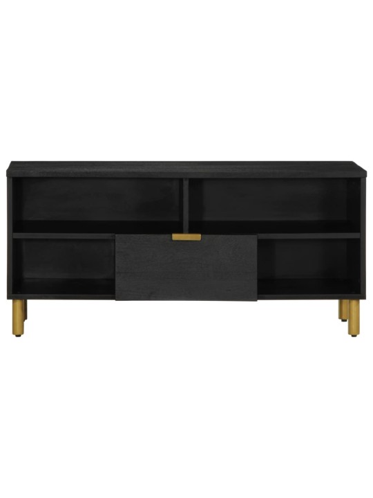 Tv skříňka černá 100 x 33 x 46 cm kompozitní dřevo