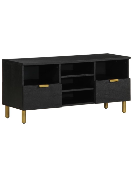 Tv skříňka černá 100 x 33 x 46 cm kompozitní dřevo