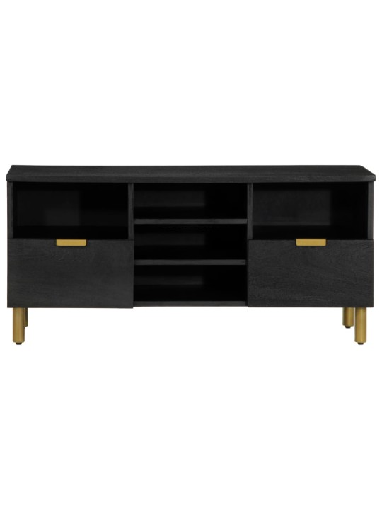 Tv skříňka černá 100 x 33 x 46 cm kompozitní dřevo