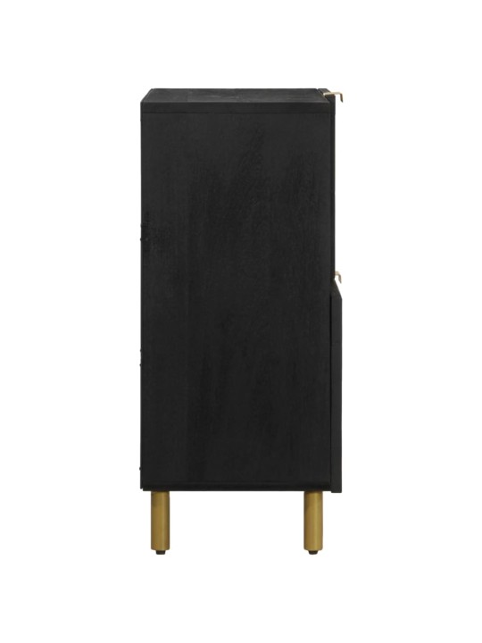 Příborník černý 80 x 33 x 75 cm kompozitní dřevo