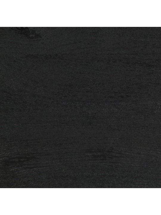 Příborník černý 90 x 33 x 75 cm kompozitní dřevo