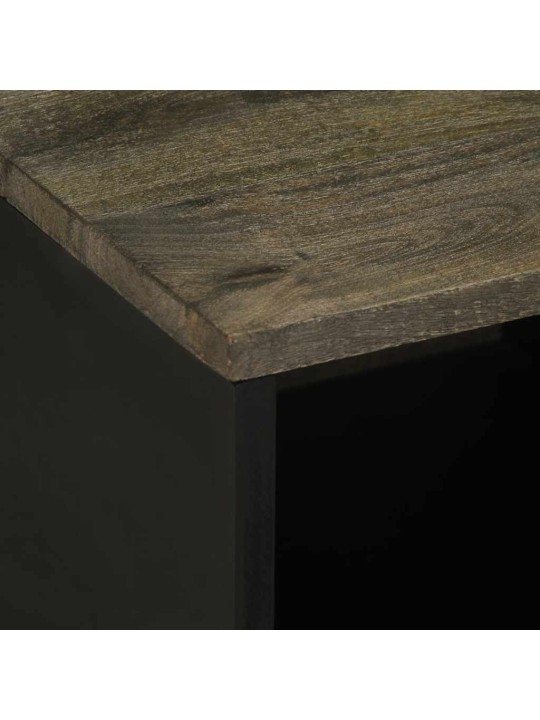 Konferenční stolek černý 80x50x40 cm masivní mangovníkové dřevo