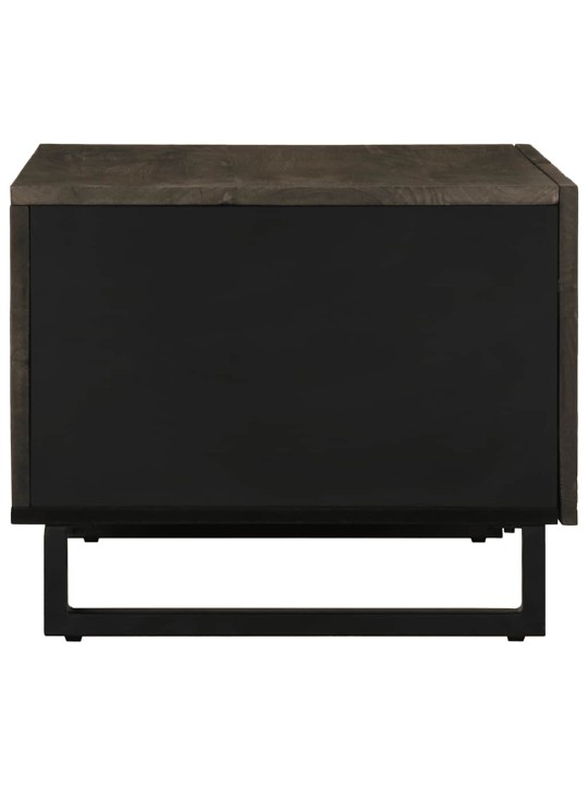 Konferenční stolek černý 80x50x40 cm masivní mangovníkové dřevo