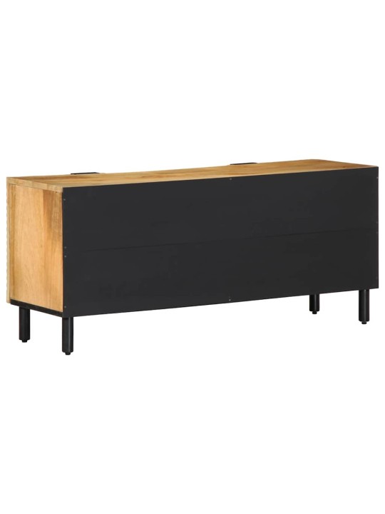 Tv skříňka hnědý 105x33x46 cm masivní mangovníkové dřevo