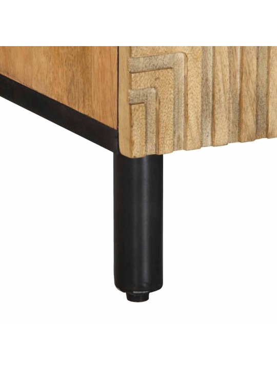 Tv skříňka hnědý 105x33x46 cm masivní mangovníkové dřevo